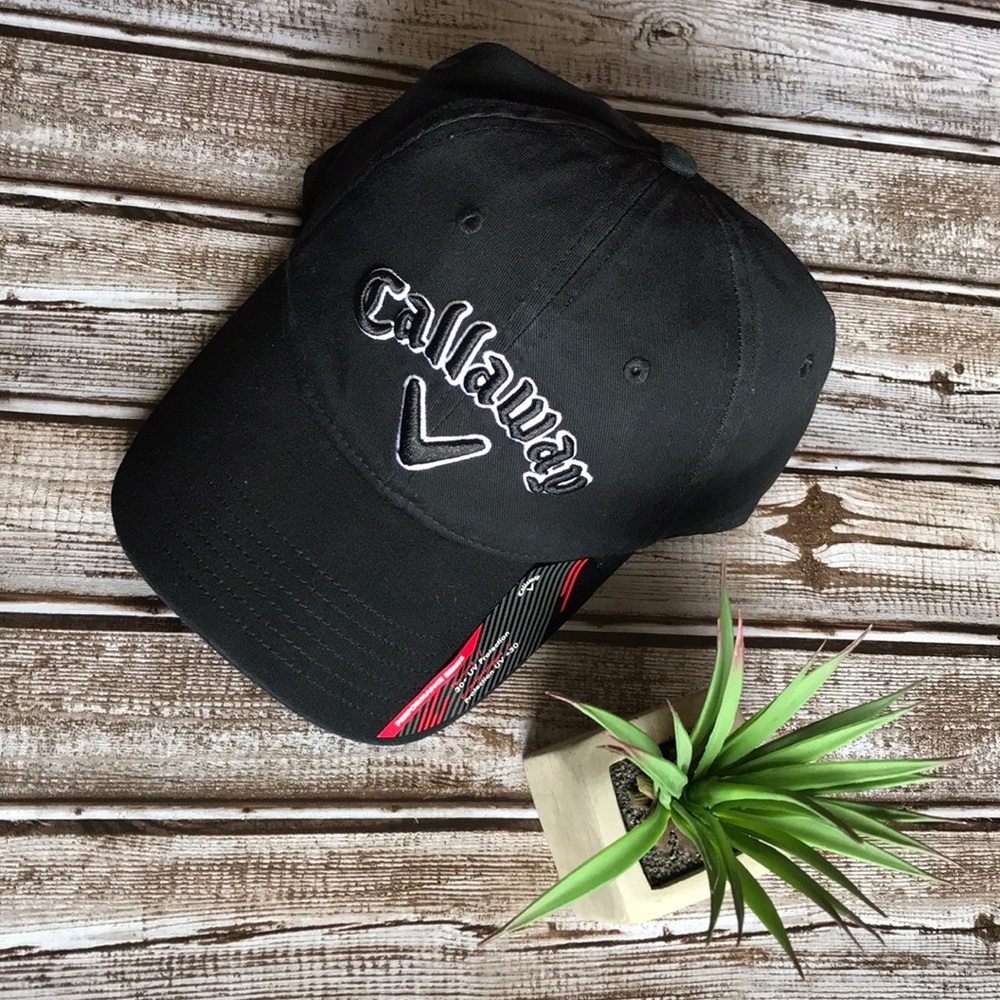 Black Callaway golf embroidered baseball hat